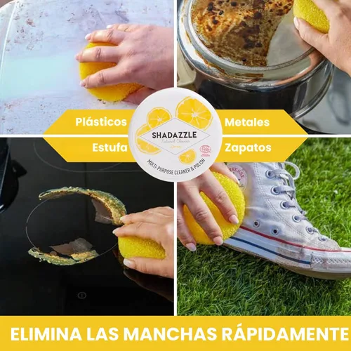 Vista 2 de Shadazzle Limpiador y esmalte natural multiusos, paquete de 2 aromas a