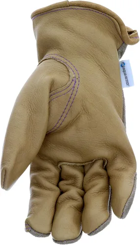 Vista 4 de Miracle-Gro MG86006 Aqua Armor - Guantes de palma de grano de vaca