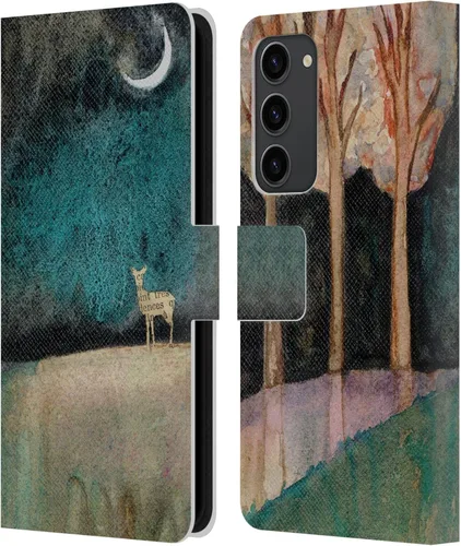 Vista 15 de Head Case Designs Officially Licensed Wyanne Half Light Nature 2 Leather Wallet Case Compatible with Samsung Galaxy S23+ 5G
