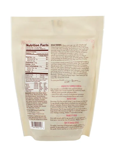 Vista 2 de Bob's Red Mill Muesli de frutas y semillas, 14 onzas