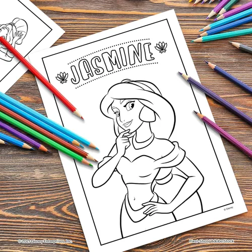Vista 7 de Disney Princess 45648 Bendon - Libro de actividades oficial con mini lápices