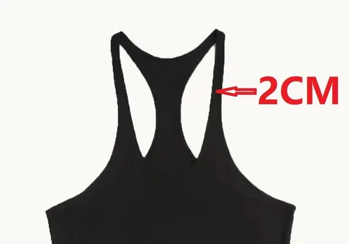 Vista 5 de Camisetas de tirantes para hombre, para culturismo, entrenamiento, gimnasio, entrenamiento, algodón, fitness, espalda en Y
