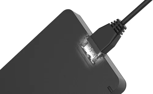 Vista 2 de BUFFALO Disco duro externo portátil de 1 TB MiniStation PGF HDD resistente a los golpes, USB 3.0 (3.2 Gen 1x1) para PC, Mac