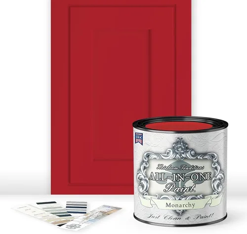 Vista 186 de Pintura TODO EN UNO, Abbey (gris cálido), Muestra de 8oz - Pintura duradera para gabinetes y muebles. Imprimación y capa superior incorporadas,