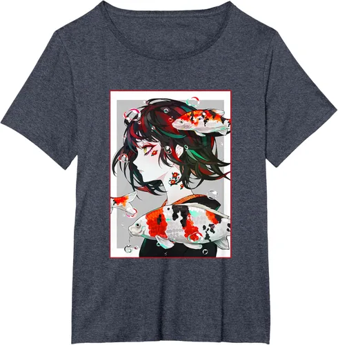 Vista 85 de Camiseta de anime anime japonés estético Otaku Negro