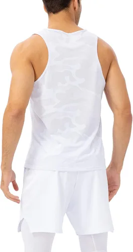 Vista 2 de GymNatural Camiseta sin mangas para hombre, de secado rápido, para gimnasio, entrenamiento, culturismo, camiseta sin mangas