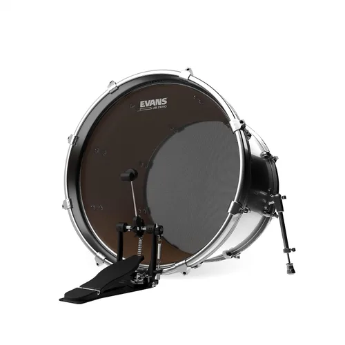 Vista 3 de Evans dB Zero Cabezas de Tambor - Con Malla ShockWeave de Una Sola Capa - Cabezal de Bajo Volumen - Bombo, 20 Pulgadas