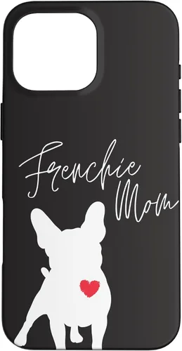 Vista 19 de Frenchie Mom French Bulldog Black Case for iPhone 17