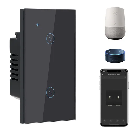 Vista 15 de BSEED - Interruptor de luz inteligente, interruptor táctil WiFi de 1 vía con control de aplicación Smart Life y función de temporización