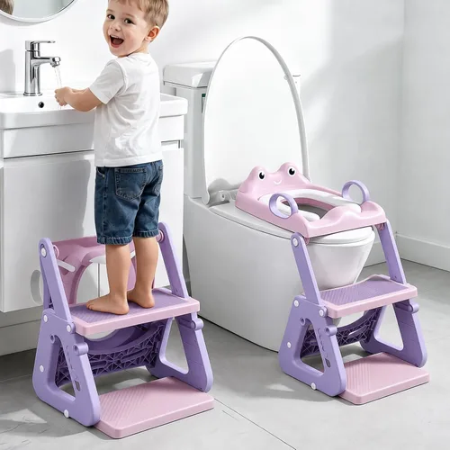 Vista 13 de Orzbow Potty Training Seat with Step Stool, Adjustable Height, Anti-Slip
