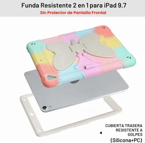 Vista 5 de VOFUOE para iPad 6ª/5ª generación caso niños para iPad 9.7 caso 2018 2017