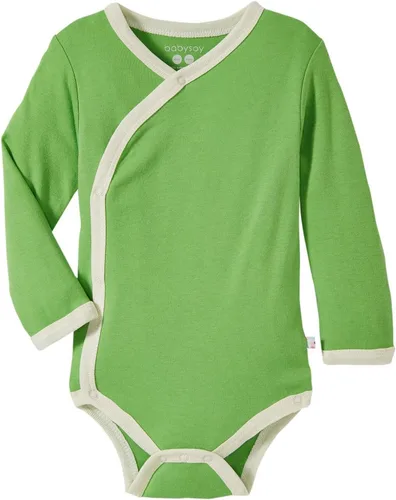 Vista 32 de Babysoy Kimono de algodón orgánico de manga larga Onesie Bodysuit