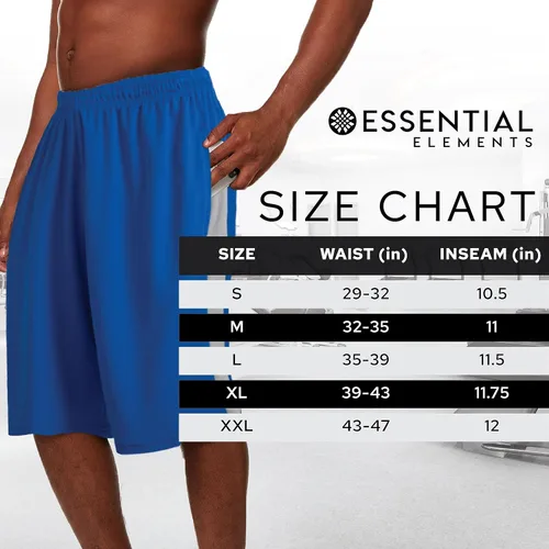 Vista 7 de Pantalones cortos deportivos para hombre, pantalones cortos de baloncesto para hombre, pantalones cortos activos para entrenamiento, gimnasio, correr