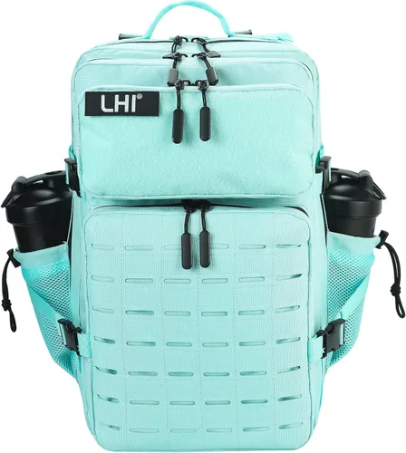 Vista 18 de LHI - Mochila táctica militar para hombre, 25/45 L, mochila grande Molle del ejército, mochila de asalto de 3 días, para senderismo