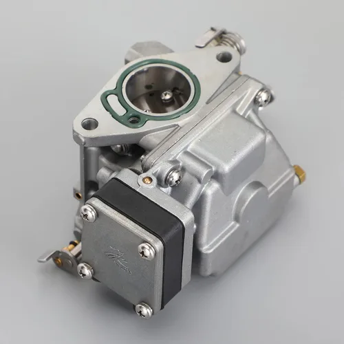 Vista 3 de Carburador para motores fueraborda Tohatsu/Nissan 9.9HP 15HP 18HP 2 tiempos, barco Modelo de motor M9.9D2 M15D2 M18E2, parte