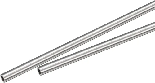 Vista 86 de Uxcell Tubo capilar de acero inoxidable 304, OD 0.4 mm x 0.1 mm de grosor de pared, 250 mm de longitud, tubo metálico para maquinaria industrial