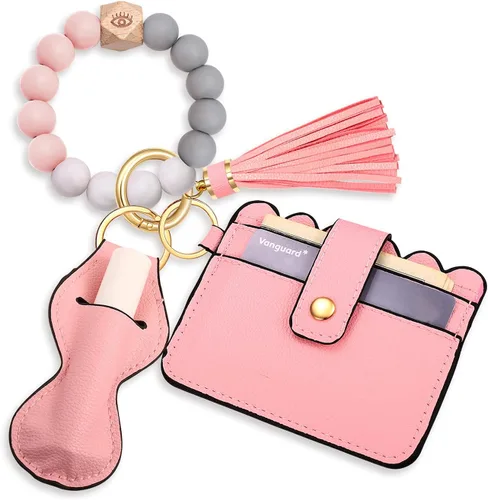 Vista 16 de BVGA Pulsera llavero de pulsera de silicona para mujer