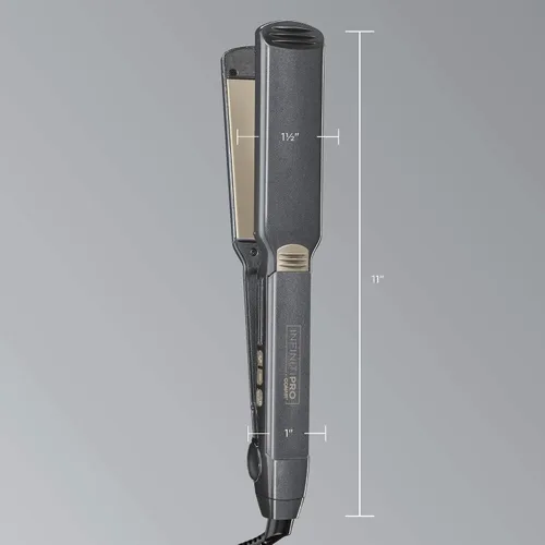 Vista 6 de INFINITIPRO BY CONAIR Plancha plana de cerámica y turmalina, plancha plana de 1 1/2 pulgadas