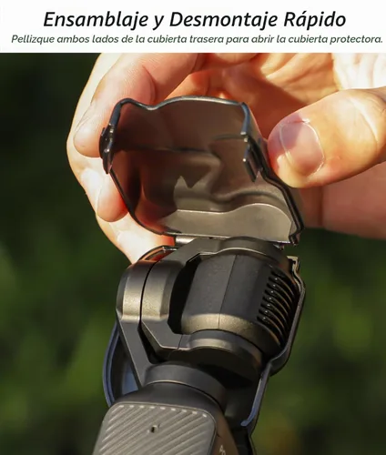 Vista 3 de Pocket 3 Funda protectora para DJI Osmo Pocket 3 y Xtra Muse, Gimbal Protector de la Pantalla de la Lente Cubierta Protectora para DJI Osmo Pocket 3