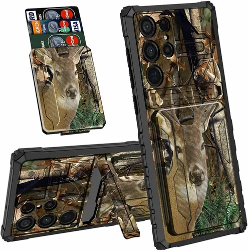 Vista 22 de Funda tipo cartera con versículo bíblico Salmo 46-5 para Samsung Galaxy A16 5G con ranura para tarjeta desmontable para ocultar tarjetas de crédito