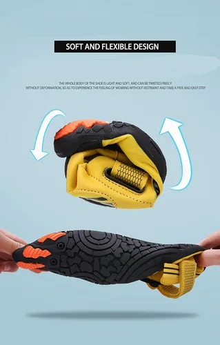 Vista 4 de Aeefnuie Zapatos deportivos de senderismo para hombres y mujeres, zapatos de playa de secado rápido, zapatos de agua descalzos para correr, zapatos