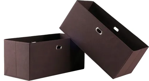Vista 4 de Winsome Torino Almacenamiento/Organización, negro 23.03 pulgadas de ancho x 10.24 pulgadas de alto x 10.24 pulgadas de profundidad