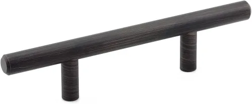 Vista 2 de Richelieu Hardware BP30576BORB - Tirador de metal contemporáneo, 305-3 pulgadas, acabado de bronce cepillado aceitado (paquete de 2)