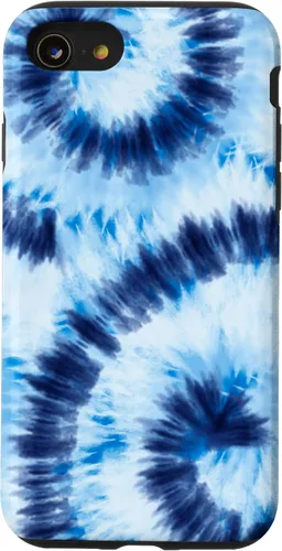 Vista 18 de Blue Tie Dye Swirl Case for iPhone 17