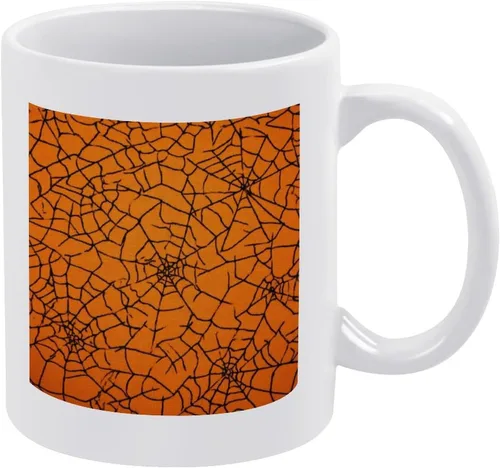 Vista 11 de Taza de cerámica de calabaza con telarañas, taza de viaje para papá, regalo único para el día del padre, marido, hombres, él
