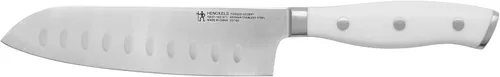 Vista 11 de HENCKELS Forged Accent Razor-Sharp - Juego de cuchillos Santoku de 2 piezas, mango blanco, ingeniería alemana respaldada por más de 100 años