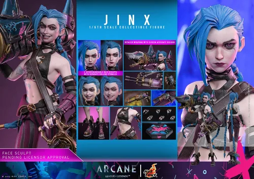 Vista 17 de Figura de TV Masterpiece Arcane Jinx escala 1/6