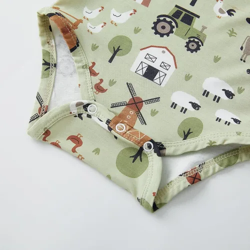 Vista 182 de pureborn Mameluco de algodón súper suave para bebés niños y niñas de 0 a 24 meses