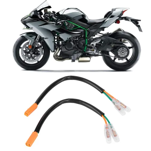 Vista 4 de Acouto Para Adaptadores de cableado de giro XF220102 Motocicleta Turn Plug Convertidor Piezas de Reemplazo para Z125 Z250 Z300 Z650 Z900