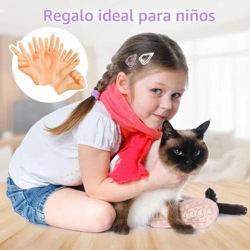 Vista 2 de Manos pequeñas, divertidas marionetas de dedo medio a granel, regalos de Manos de estilo mixto