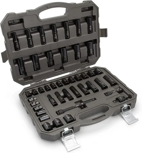 Vista 11 de GearWrench 84916N juego de llaves de impacto SAE/métrico 3/8 pulgadas (44 piezas)