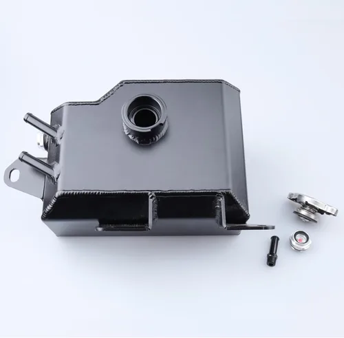 Vista 2 de AC PERFORMANCE Depósito de tanque de expansión de refrigerante de aluminio compatible para Mazda MX5 MK3 (chasis NC) 1.8/2.0, negro