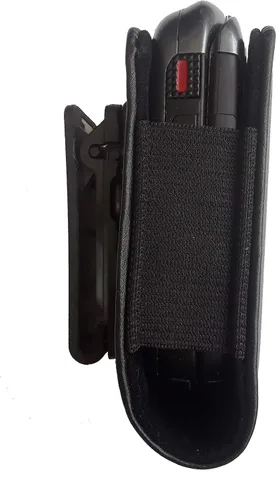 Vista 4 de Funda de piel resistente con clip de pellizco que gira para Kyocera Dura XV LTE y DuraXV Flip Phone