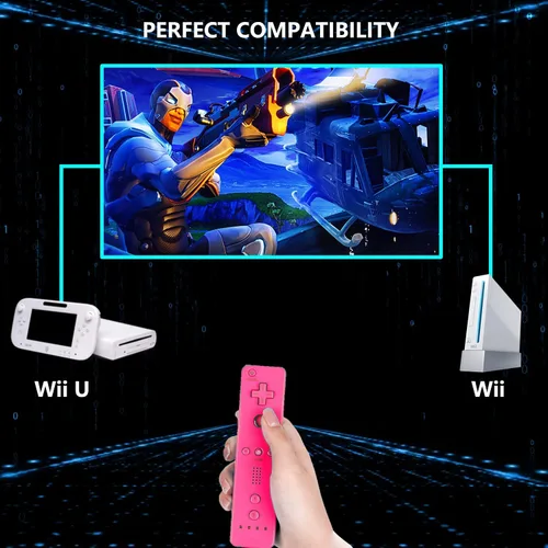 Vista 38 de Yosikr Controller for Wii, Remote Controller for Wii with Silicone Case and Wrist Strap Compatible for Wii/Wii U (2 Pack, White and White)