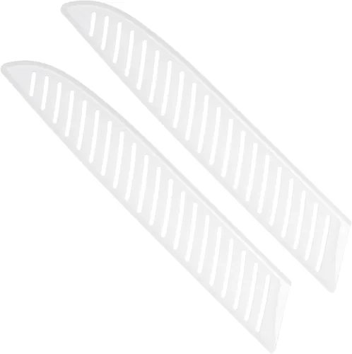 Vista 11 de PATIKIL Funda de cuchillo de seguridad PP de 7 pulgadas de largo, apertura de 1.8 pulgadas, adecuada para cuchillo Santoku de 0.059-0.079 in