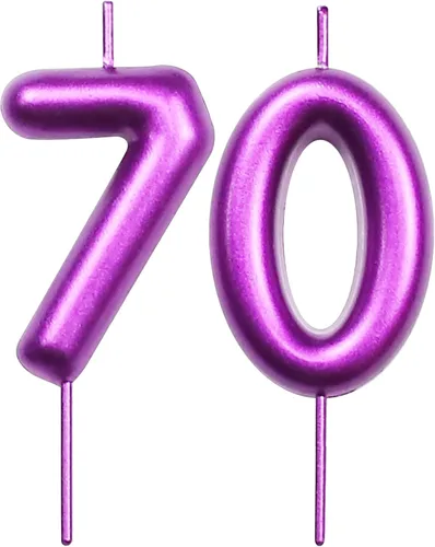 Vista 48 de DERVENTA Vela con números de 2.36 pulgadas, decoración perfecta para cumpleaños, brunch, postre, pastel, 1 pieza (número 0 rosa)