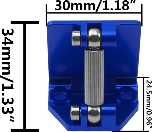 Vista 6 de Paquete de 2 pestañas ajustables de aleación de aluminio Vgoohobby compatibles con Traxxas DCB M41 Catamarán RC Boat Upgrade Part