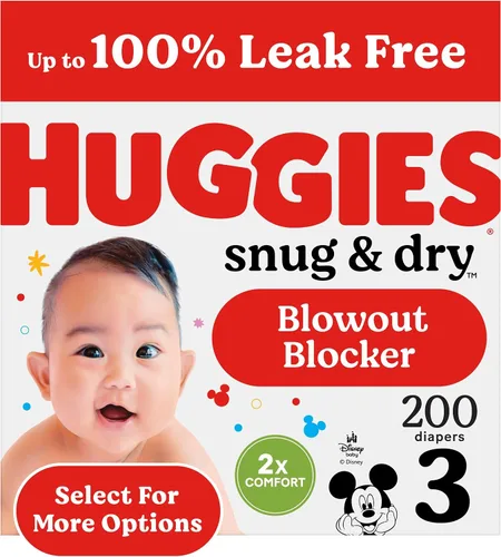 Vista 29 de Pañales Huggies Snug & Dry para bebé