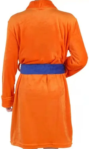 Vista 2 de Anime Dragon Robe Bathrobe Anime Pajamas Onesie for Mens One-Piece Costume Men Bath Robe Soft Long Bathrobes Cosplay