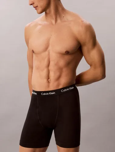 Vista 5 de Calvin Klein Calzoncillos tipo bóxer elásticos de algodón para hombre (3 unidades)
