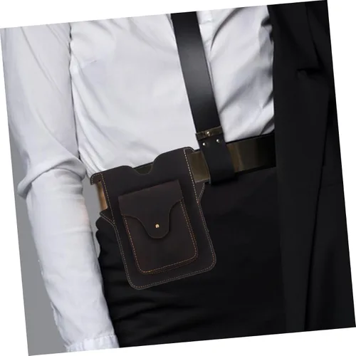 Vista 9 de Didiseaon 2 unids bolso de cinturón de teléfono para correr, funda para teléfono, funda de cuero para teléfono, fanny hip celular, fundas