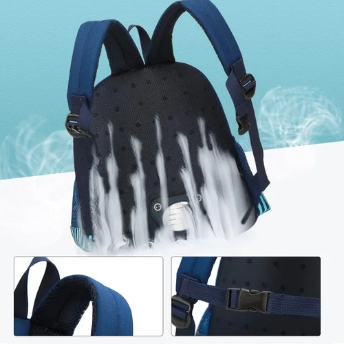 Vista 5 de Mochila para niños pequeños en 3D de Zoo para niños y niñas, Nice Day, talla única