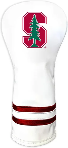 Vista 28 de Team Golf NCAA Funda para Cabeza de Palo de Golf Fairway Vintage Blanca, Diseño que se Ajusta a la Forma, Diseño Retro