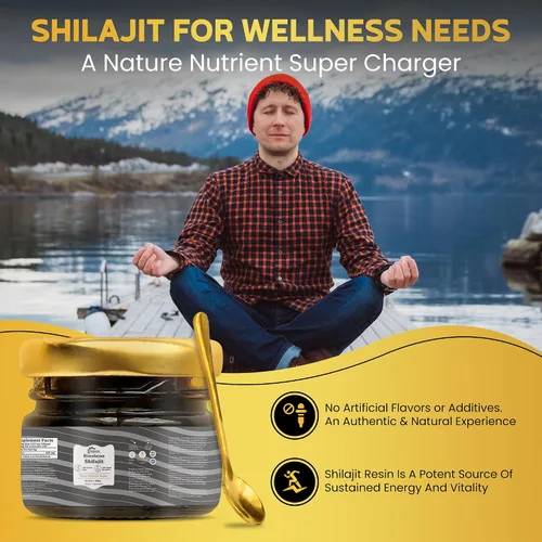 Vista 6 de Resina Shilajit del Himalaya para hombres y mujeres, 75% ácido fúlvico, 2.12 oz, resina Shilajit, aumenta la energía, la resistencia y el apoyo