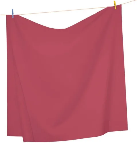 Vista 6 de Sábana encimera de algodón puro ultra suave, 800 hilos, transpirable, fácil de lavar, Algodón, Borgoña (Burgundy Solid), gemelo