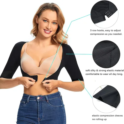 Vista 2 de JOYSHAPER Sujetador para el pecho para mujer, corrector de postura, parte superior para la espalda, soporte para el pecho